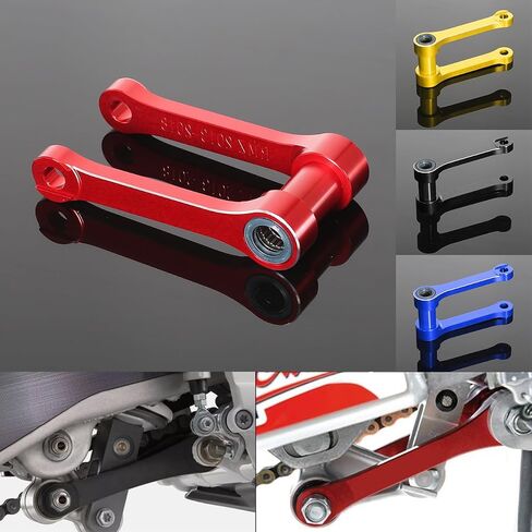 Dirt Bike -30mm Lowering Suspension Linkage ARM CNC Rear Lowering Link Rear Drop Link Compatible With RMZ250 RM-Z 250 2013-2018 RMZ450 RM-Z 450 2013-2017 (Black) in Kuwait