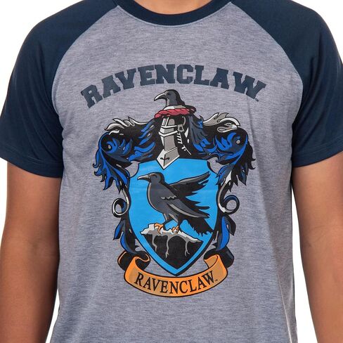 هاري بوتر هوجورتس قلعة الرجال قمة 2 قطعة راجلان بيجاما مجموعة قصيرة - Gryffindor Slytherin Ravenclaw Hufflepuff in Kuwait