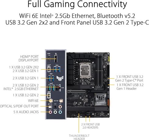 ASUS ROG STRIX Z790-F GAMING WIFI Intel Z790 LGA 1700 ATX in Saudi Arabia