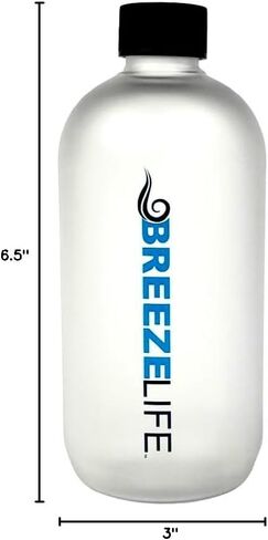 Replacement Mist Bottle Umbrellas Only – Fits Original and Rechargeable Mister Breeze Umbrellas, 16 oz, Clear Frosted (Umbrellas ONLY) in Saudi Arabia