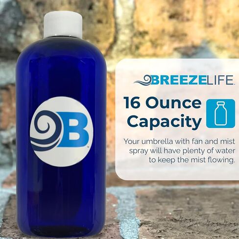 Replacement Mist Bottle Umbrellas Only – Fits Original and Rechargeable Mister Breeze Umbrellas, 16 oz, Clear Frosted (Umbrellas ONLY) in Kuwait