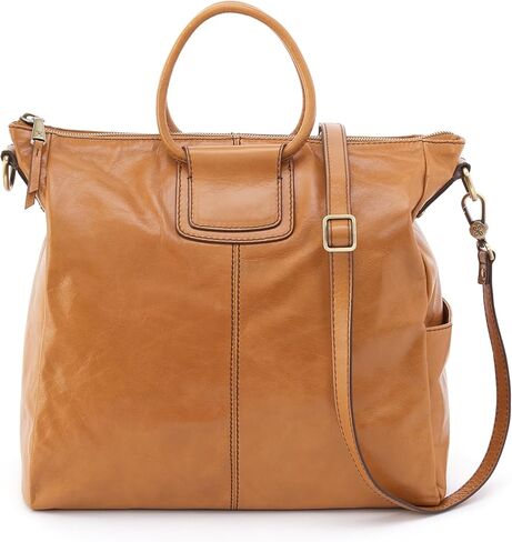 Hobo Sheila Glate Leather Satchel ، حقيبة كروس للنساء مع مقبض أعلى in Kuwait