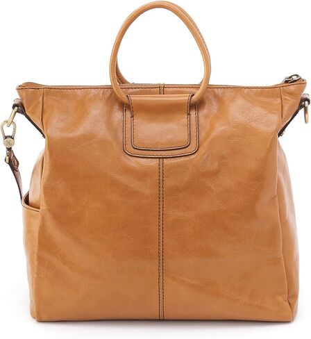 Hobo Sheila Glate Leather Satchel ، حقيبة كروس للنساء مع مقبض أعلى in Kuwait