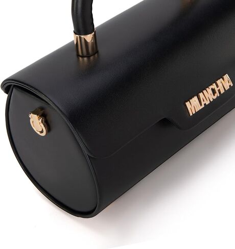 Milan Chiva Small Bags for Women Designer Mini Top Handle Purse Cute Handbags Barrel Shape Purse in Kuwait