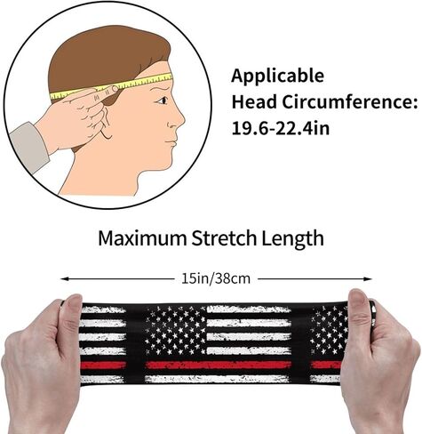 Sports Sweatband Head Bands for Women Men Sweat-Absorbing Headbands Suitable for Running Yoga Fitness Football Exercise in Kuwait