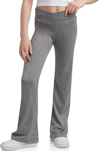 Sweet Hearts Girls Leggings - Athletic Yoga Pants High Waisted Flare Leggings for Girls - Made in USA (Sizes: 5-18) in Saudi Arabia
