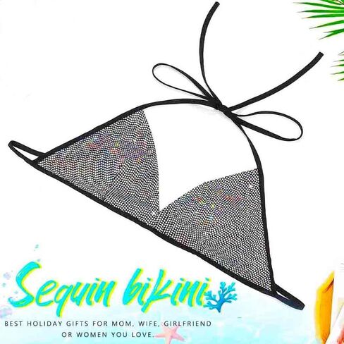 Zoestar Sequin Bra Rave Top للنساء in Kuwait