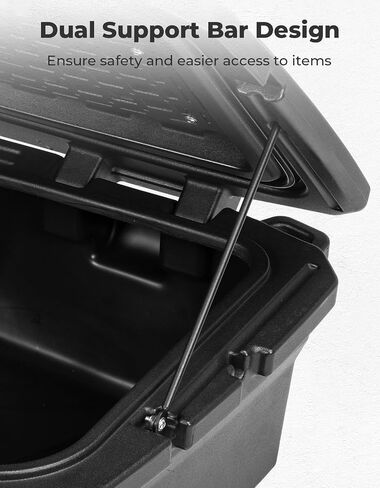 KEMIMOTO 150L Rear Cargo Storage Box Compatible with Can-Am Maverick R & R MAX X RS 2024 2025+ Accessories, Waterproof Rear Trunk Cargo Bed Storage Replace #715007182, 715007372 in Saudi Arabia