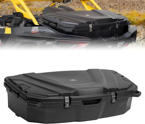 KEMIMOTO 150L Rear Cargo Storage Box Compatible with Can-Am Maverick R & R MAX X RS 2024 2025+ Accessories, Waterproof Rear Trunk Cargo Bed Storage Replace #715007182, 715007372 in Saudi Arabia