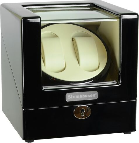 Heritage Double Watch Winder with Ultra Quiet Motor and Multiple Modes in Saudi Arabia