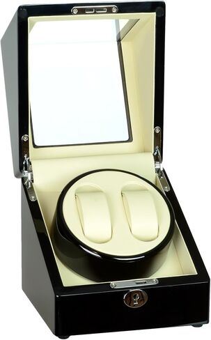 Heritage Double Watch Winder with Ultra Quiet Motor and Multiple Modes in Saudi Arabia