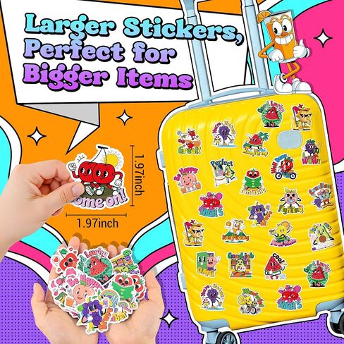 HORIECHALY 240 Pcs 3D Large Food Scratch and Sniff Stickers, Motivational Reward Scented Stickers for Kids & Teachers, Smelly Stickers for Classroom, Birthday, Student Party, School in Saudi Arabia