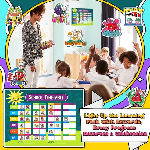 HORIECHALY 240 Pcs 3D Large Food Scratch and Sniff Stickers, Motivational Reward Scented Stickers for Kids & Teachers, Smelly Stickers for Classroom, Birthday, Student Party, School in Saudi Arabia