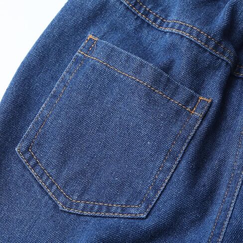 WELAKEN Girl Jean Shorts Rhinestone Ripped Raw Trim Straight Leg High Waist Denim Shorts in Saudi Arabia