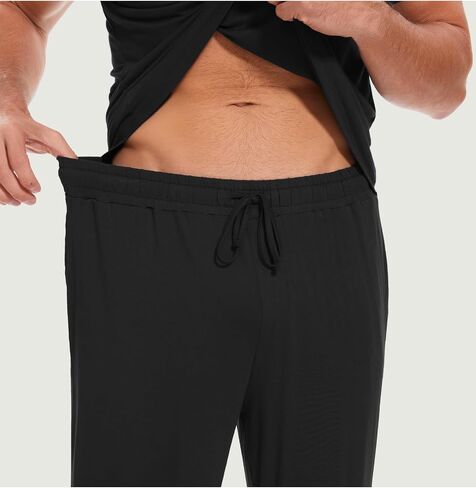 Bamboo Viscose Men's Pajama Sets Short Sleeve Solid Color Soft Lounge Set in Saudi Arabia