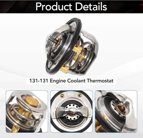 131-131 بديل منظم حرارة مبرد المحرك لجنرال موتورز، 180 درجة متوافق مع محرك الديزل 2001-2015 جي إم سي 6.6 لتر دوراماكس in Kuwait