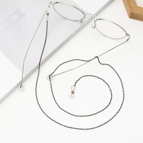 20 Pcs Eyeglass Chain Ends Anti Slip Silicone Connector, Adjustable Rubber Spectacle End Connectors for Eyeglasses in Saudi Arabia