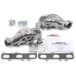JBA 1618SJS Stainless Steel Silver Ceramic Shorty Exhaust Header for Mustang 3.7L V6