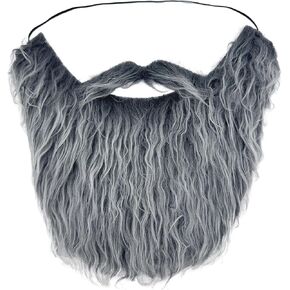 Fake Beard Costume, Costume Beard and Mustache Halloween Cosplay Party Beard Costume for Adults Men Women