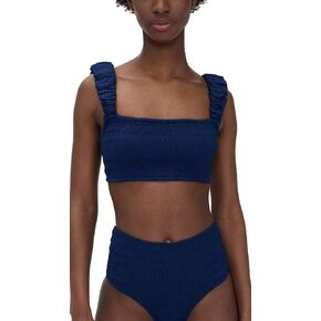 Sea Women's Shyla Solid Slocked Bikini Top