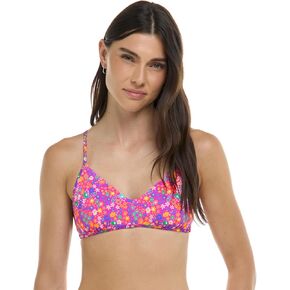 EIDON Women's Madison Fixed Triangle Bikini Top Swimsuit