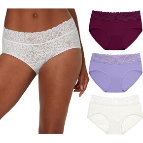 ملابس داخلية Hipster Maidenform ، سراويل دانتيل تمتد للنساء ، 3 عبوات