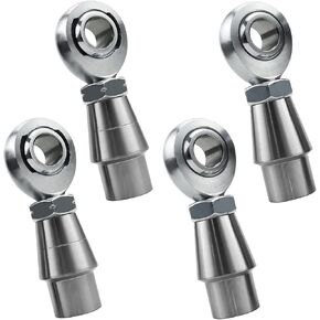 1/2" Heim Joints Rod End Kit, 0.5" Chromoly Joints Panhard Kit Right and Left Hand Thread with Jam Nut and Bung (2 Pair)