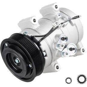 ضاغط AC Air Condition مع A/C Clutch Fit لـ Toyota Tacoma 2.7L 4.0L 2005 2006 2007 2008 2008 2010 2012 2013 2014 ، بدون مستشعر ، استبدل Co 10835C
