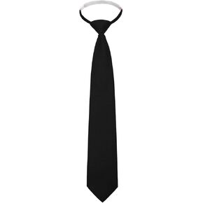 Boys Tie, Kids Ties for Boys Adjustable Pre-Tied Clip on Necktie for School Uniform Graduation Wedding Party Church
