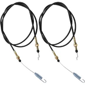 2 PCS كابلات شيفتر 2-11082 استبدال Chuck Wagon Trailmaster Trail Wagon TW400 TW11R TW413 BD300 CW-11 CW-413 CW-265 LAND MASTER LM650 LM400 Shift Cable UTV GO-KARTS