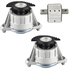 JDMON 3Pcs Engine Motor & Transmission Mount Kit Replacement for Mercedes-Benz C230, C250, C300, C350, E350, E400 2008-2017 RWD, Auto Transmission Compatible with A4017, A7098, 2042400917,1402401318