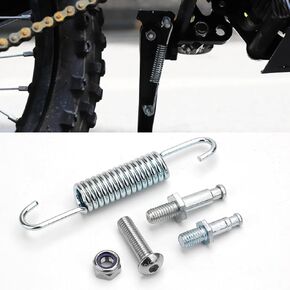 Dirt Bike Kickstand Springs Bolt Screw Kit for Sur Ron Light Bee X/S Segway X160/X260, Stainless Steel Anti-rust Durable Kickstand Springs Bolt Replacements Set (For Kickstand)