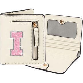 Birthday Gifts for Teen Girl Kids Wallet Girl Wallets Small Initial Rfid Wallet Teen Girls Gift Preppy Stuff for Girls Blue A