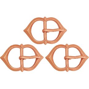 رب المعارك المتأخر حزام حزام في العصور الوسطى من مشبك برونزي الصلب مثالي للملابس/الملحقات الجلدية المفقو