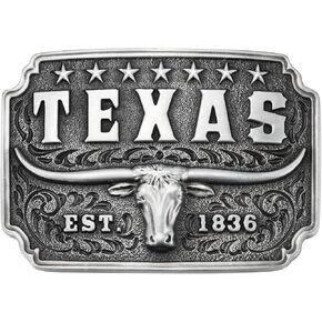 Bull Belt Buckle for Men Women│Texas Cowboy Cowgirl Christmas Halloween Western Bull Belt Buckles Gifts