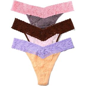 hanky panky, Signature Lace Original Rise Thong, 3 Pack, One Size Fits 4-14, Available