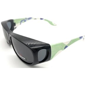 The Abstract Polarized Fit Over Reading Glasses Sunglasses Wrap Around Cover Lens