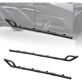 Nerf Bars Rock Sliders for Teryx KRX4 1000 2023+, Heavy Duty Combined Tree Kickers Side Bumper Guard Step for Kawasaki Teryx KRX 4 1000 2023-2025 Accessories(4 Seat)