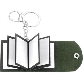 uxcell Custom Keychain with Pictures, Personalized Leather Photo Album