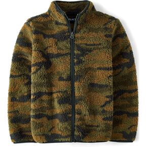 The Children's Place Boys' Cozy Sherpa Full-Zip Jacket