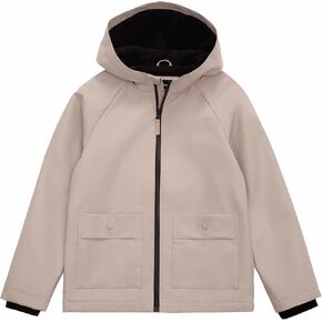 Rokka&Rolla Boys' Water-Resistant Fleece Lined Windbreaker Ripstop Transitional Jacket