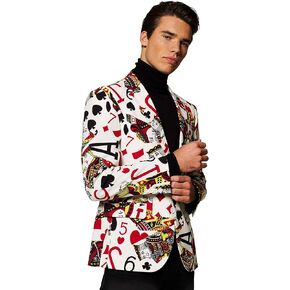 Opposuits Men's Crazy Fun Blazer - Perfect for Special Party Jacket - Stylish, Jacket