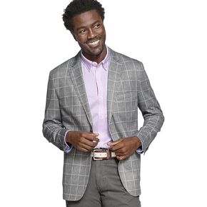 Johnston & Murphy Men's Xc Flex Unlined Plaid Knit Blazer