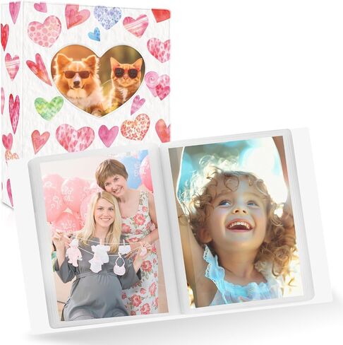 Photo Album 4x6 Photos Happy Mother's Day Gifts Teacher Appreciation Week Small Photo Book for Family Couples Students Wedding Anniversary Baby Shower Birthday in Saudi Arabia