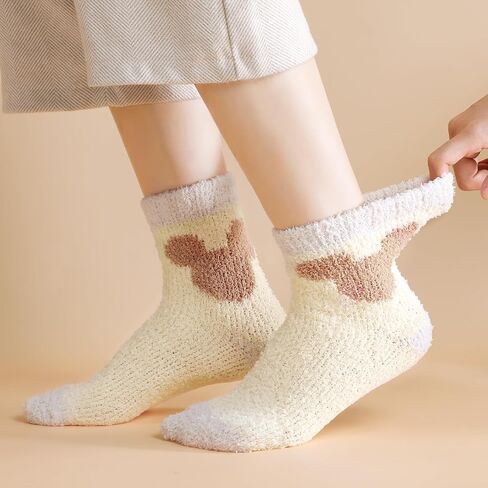 Fuzzy Socks - Cozy Plush Slipper Socks for Women in Saudi Arabia