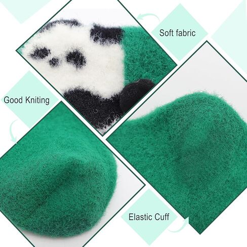 الجوارب اللطيفة اللطيفة للنساء - الشتاء دافئ ناعم مريح المنزل الجوارب الناعم النعمة الجوارب الطاقم الداخلي 3 أزواج in Kuwait