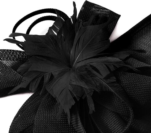 Fascinators Hats for Women Kentucky Hat Derby Tea Party 2025 Pillow Top for Wedding Cocktail Headwear in Kuwait