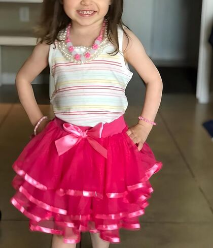 Jastore 4 Tulle Tulle Tutu Skirt for Girls Birthday Birth in Kuwait