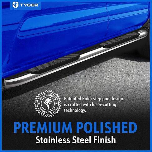 Tyger Auto 3.5 "Rider Running لوحات متوافقة مع 2007-2018 Chevy Silverado/GMC Sierra 1500 ؛ 2007-2019 2500/3500HD ؛ 2019 Ld/Limited | Crew Cab | in Kuwait