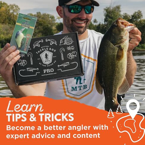 Catch Co Mystery Tackle Box Elite Walleye Fishing Kit | Walleye Fishing | Freshwater Fishing | Jigs | Fishing Lures in Saudi Arabia